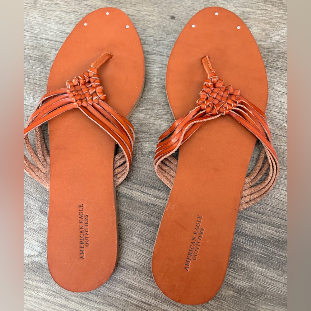 American Eagle Outfitters Women's Rust Sandals